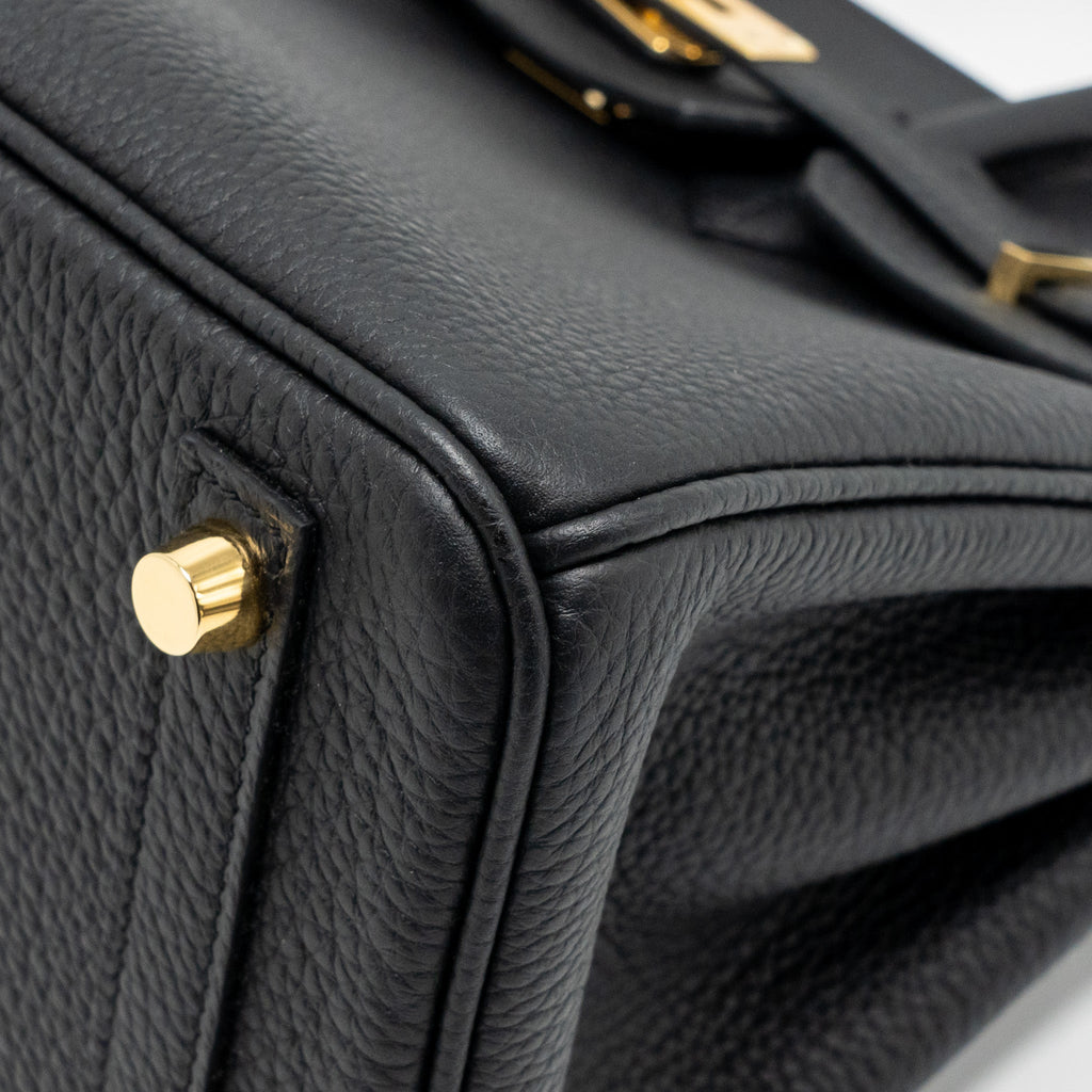 Hermes birkin 25 togo black GHW