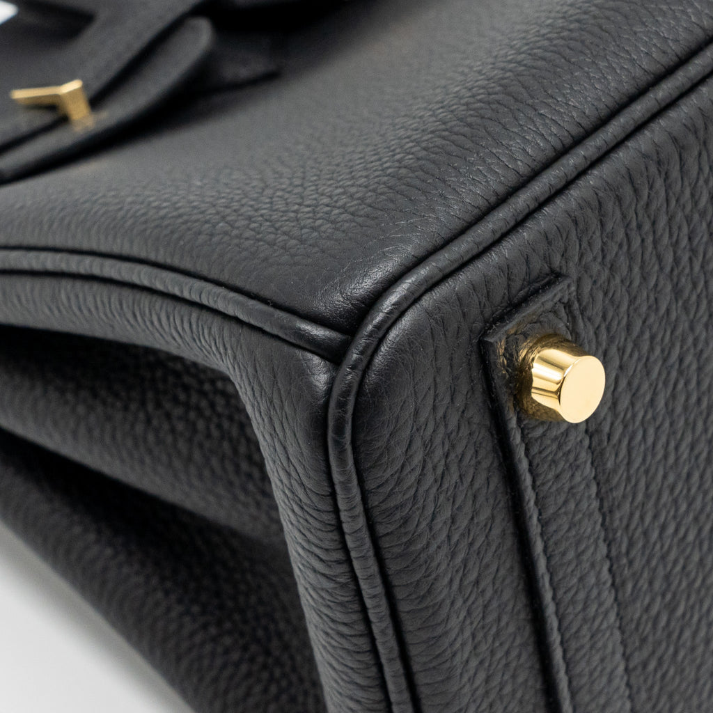 Hermes birkin 25 togo black GHW