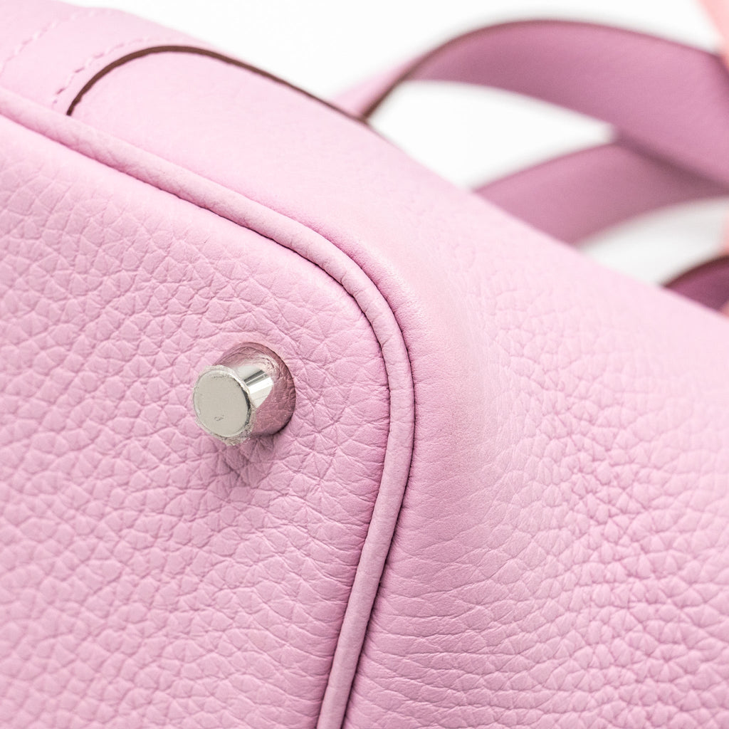 Hermes picotin 18 Lock Bag Clemence X9 Mauve Sylvestre SHW