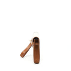 Hermes Pochette Kelly Depeches 25 Canvas/Barenia Leather Ecru Beige/ Fauve GHW