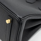 Hermes birkin 25 togo black GHW