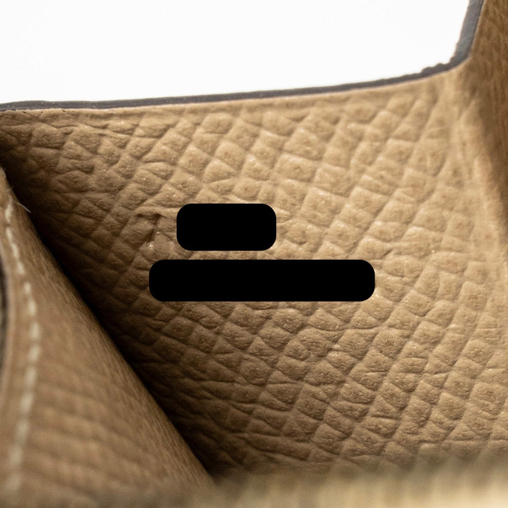 Hermes Constance Compact Wallet Epsom Trench / Naturel Sable RGHW