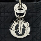 DIOR VINTAGE MEDIUM LADY DIOR NYLON/FABRIC BLACK SHW