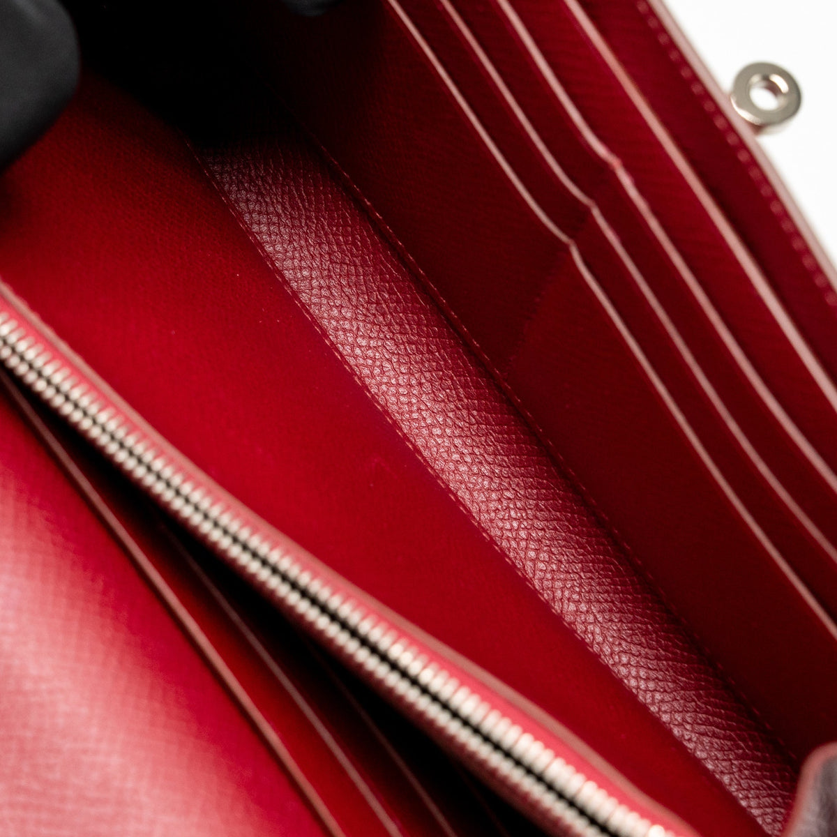 Hermes Kelly Long Wallet Epsom Rubis SHW