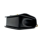 CHANEL 24C GOLD CRUSH MINI FLAP BAG CALFSKIN BLACK GHW (MICROCHIP)