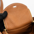 HERMES MINI LINDY CLEMENCE GOLD GHW
