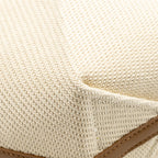 LOEWE SUNA FUJITA LIMITED EDITION MEDIUM PUZZLE FOLD TOTE BAG CANVAS/LEATHER BEIGE/MULTICOLOUR