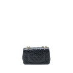 CHANEL MINI RECTANGULAR WITH COCO BAG CHARM LIMITED EDITION LAMBSKIN BLACK LGHW