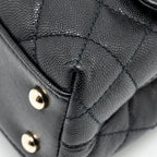 CHANEL SMALL COCO HANDLE CAVIAR BLACK LGHW (MICROCHIP)