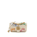Gucci x Disney Medium GG Marmont Matelasse Leather Mickey and Minnie Print White/Mulitcolour GHW
