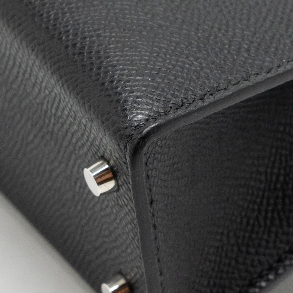 Hermes mini kelly epsom black SHW