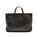 Loewe Anagram Briefcase Grained Calfskin Brown SHW