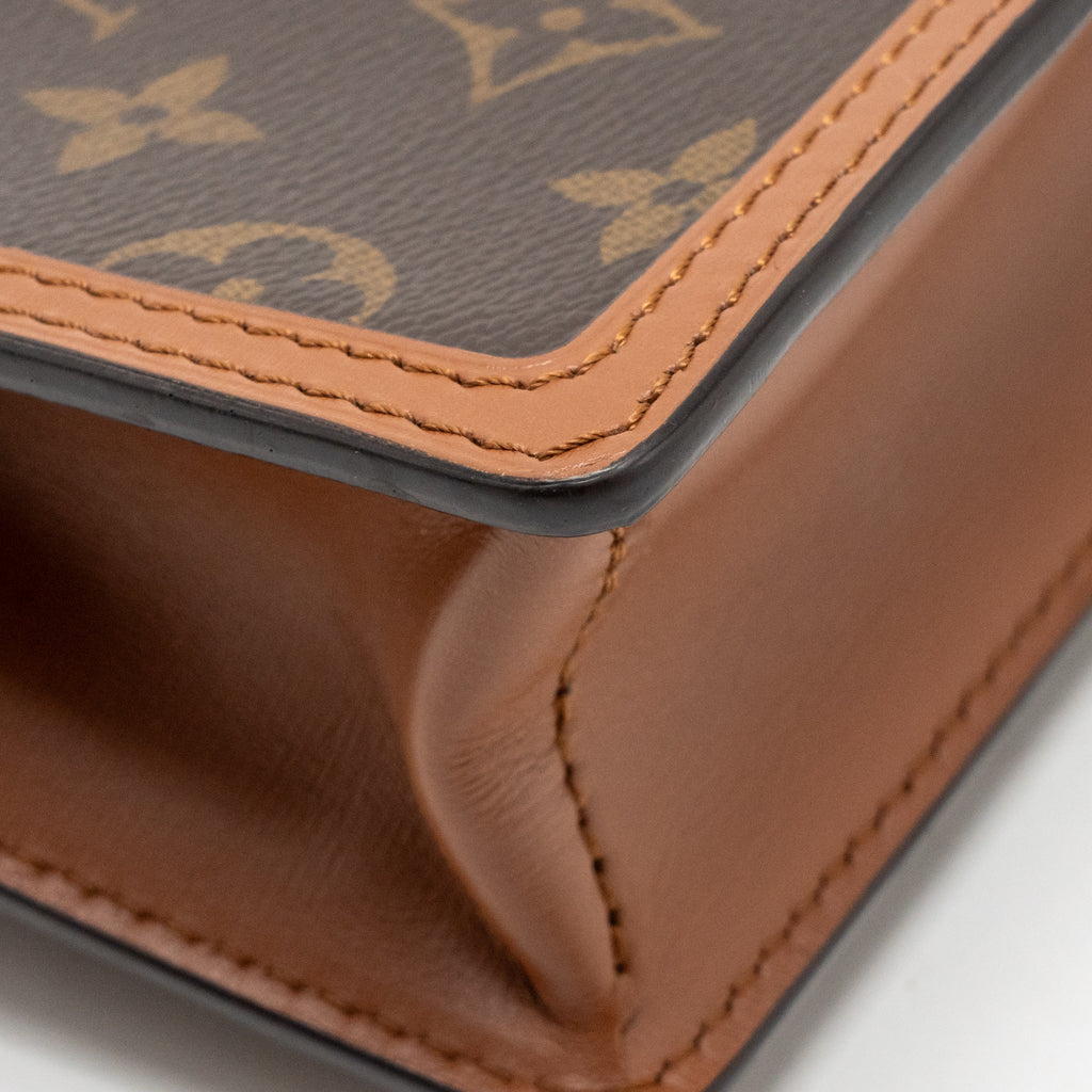 Louis Vuitton Dauphine Chain Wallet Monogram Canvas GHW