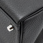 HERMES KELLY 28 TOGO BLACK BRUSHED SHW