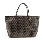 Goyard Saint Louis GM tote bag goyardline canvas / calfskin black