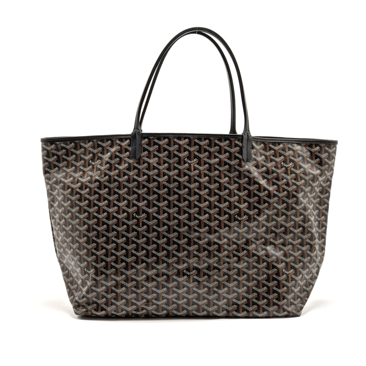 Goyard Saint Louis GM tote bag goyardline canvas / calfskin black