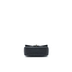 CHANEL TOP HANDLE MINI RECTANGULAR FLAP BAG LAMBSKIN BLACK LGHW (MICROCHIP)