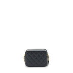 CHANEL PEARL CRUSH CAMERA BAG LAMBSKIN BLACK GHW
