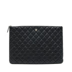 CHANEL CAVIAR POUCH BLACK SHW