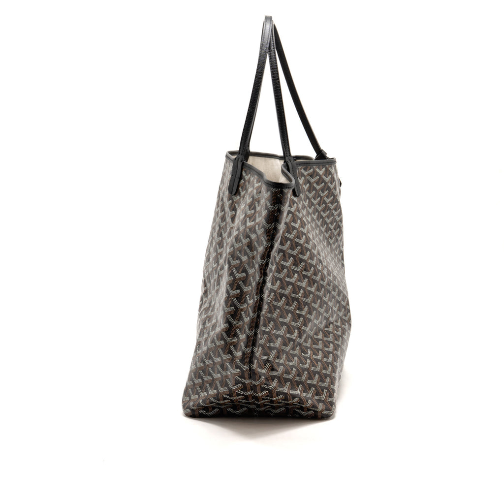 Goyard Saint Louis GM tote bag goyardline canvas / calfskin black