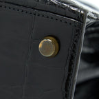 HERMES VINTAGE KELLY 28 ALLIGATOR BLACK GHW