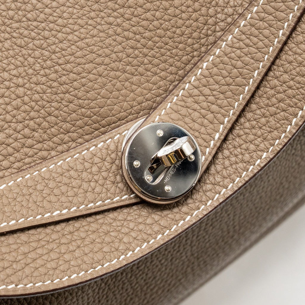 Hermes Lindy 30 Clemence Etoupe SHW