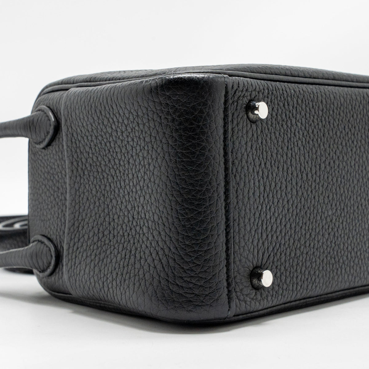 Hermes mini lindy clemence black SHW