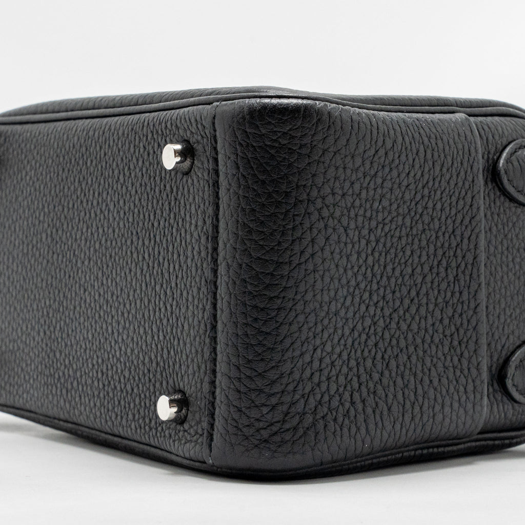 Hermes mini lindy clemence black SHW