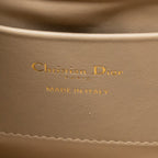 DIOR SMALL DIOR TOUJOURS VERTICAL TOTE BAG MACROCANNAGE CALFSKIN POWDER BEIGE LGHW