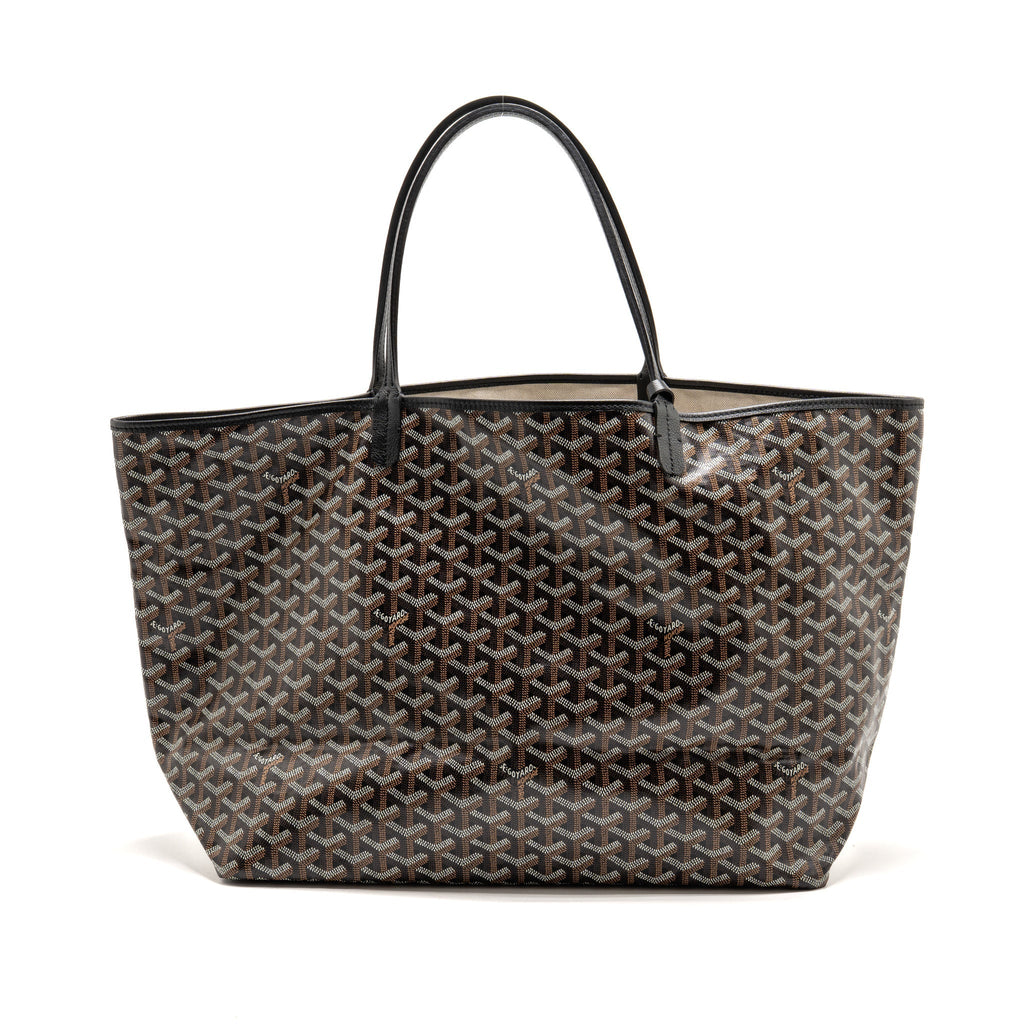 Goyard Saint Louis GM tote bag goyardline canvas / calfskin black
