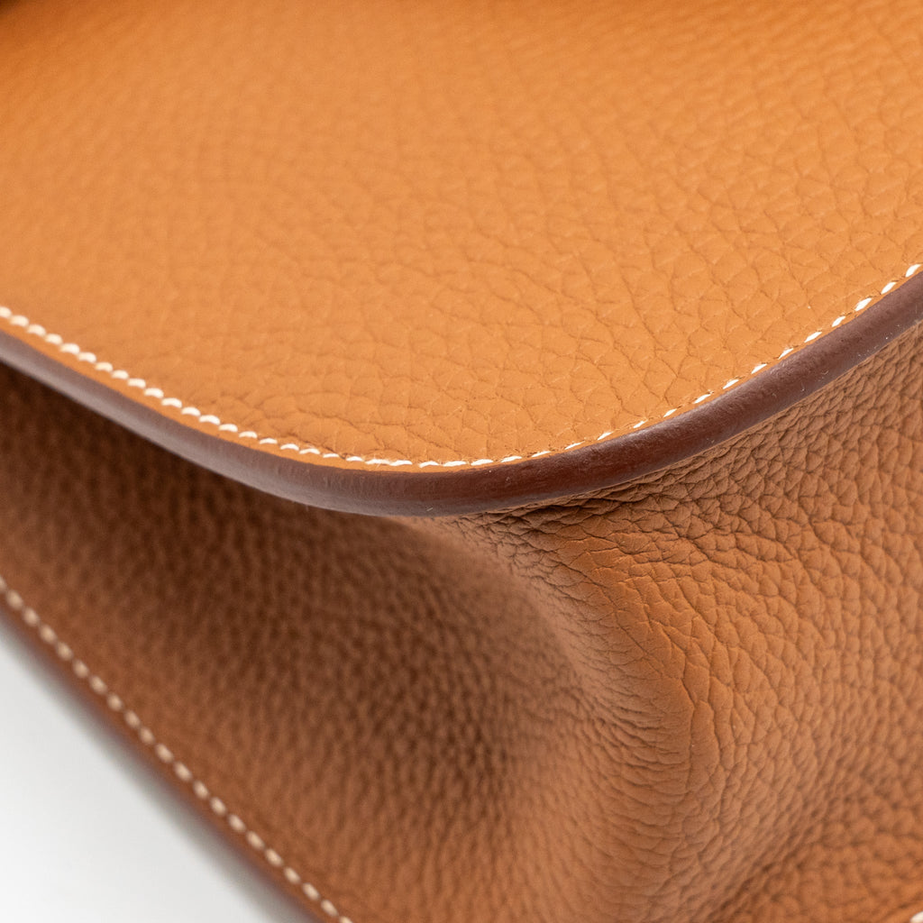 Hermes Halzan 25 Clemence Gold SHW