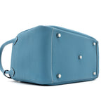 Hermes Lindy 30 Clemence Blue Jeans SHW
