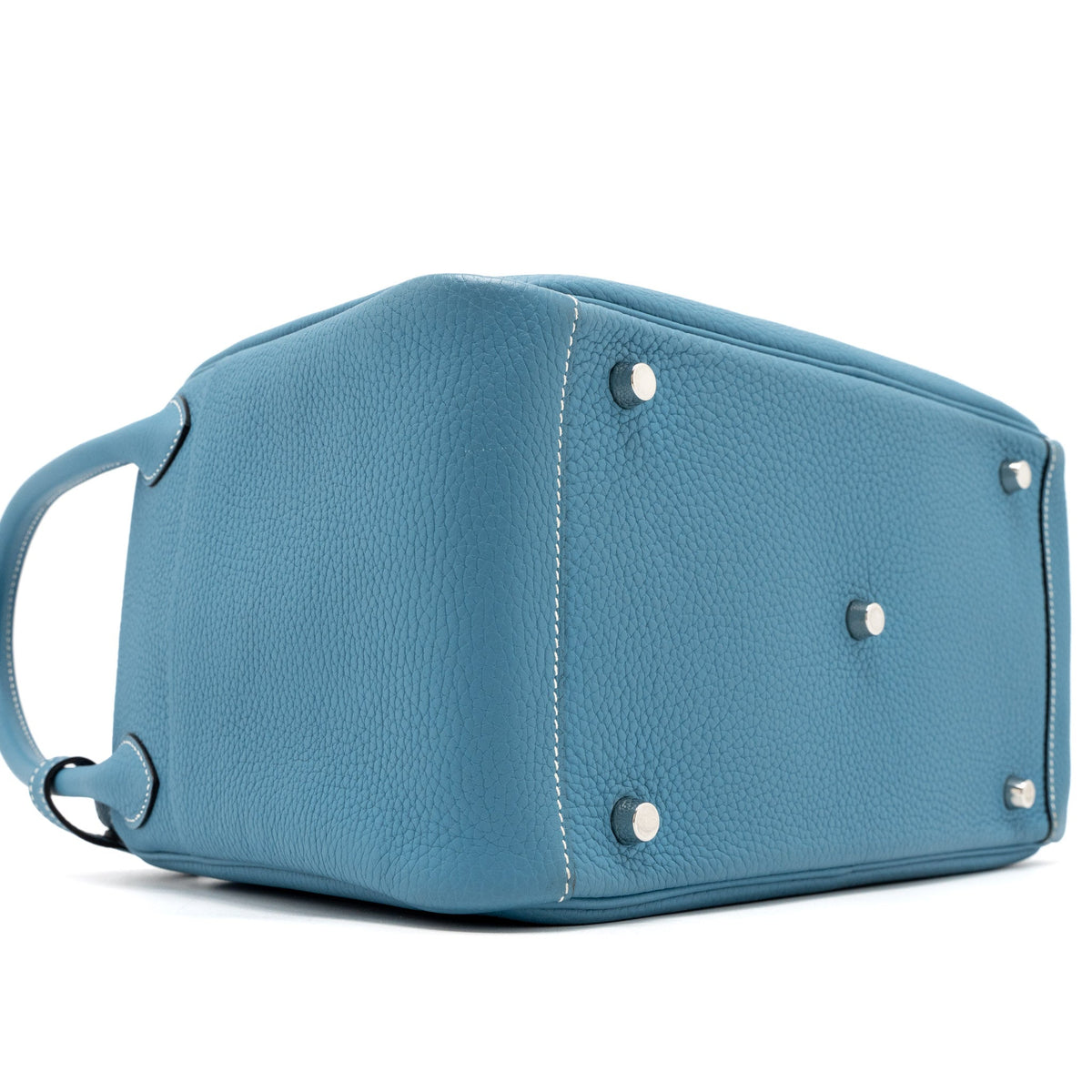 Hermes Lindy 30 Clemence Blue Jeans SHW