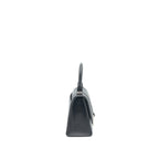 BALENCIAGA HOURGLASS AS GRAINED CALFSKIN BLACK SHW