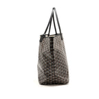 Goyard Saint Louis GM tote bag goyardline canvas / calfskin black