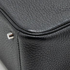 Hermes mini lindy clemence black SHW