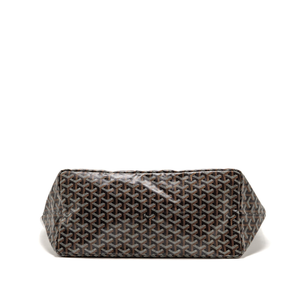 Goyard Saint Louis GM tote bag goyardline canvas / calfskin black