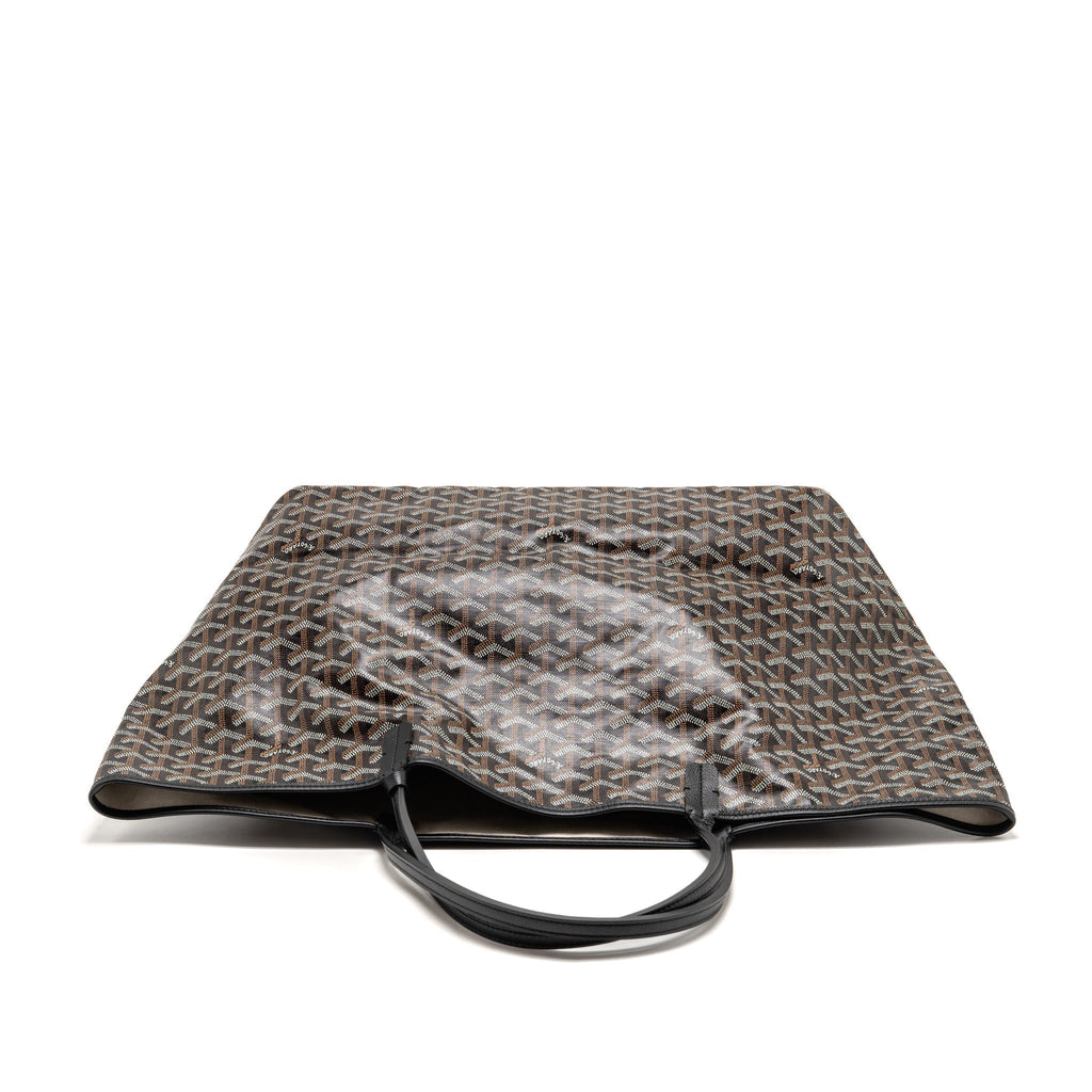 Goyard Saint Louis GM tote bag goyardline canvas / calfskin black