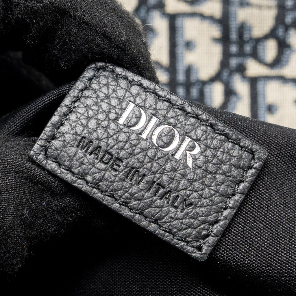 DIOR HOMME SADDLE BAG DIOR OBLIQUE JACQUARD MULTICOLOUR HARDWARE