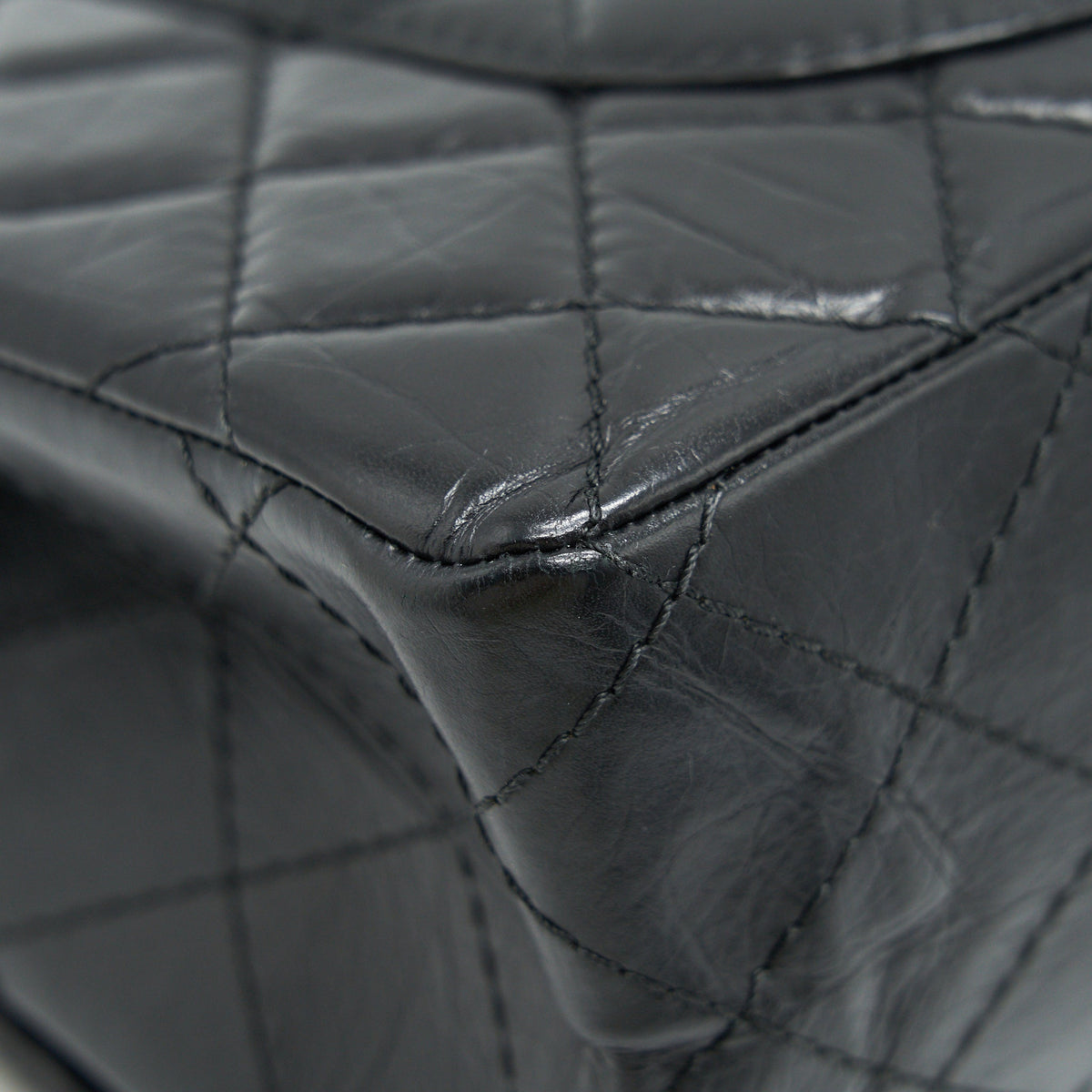 CHANEL REISSUE 226 IN BLACK RUTHENIUM SILVER HARDWARE