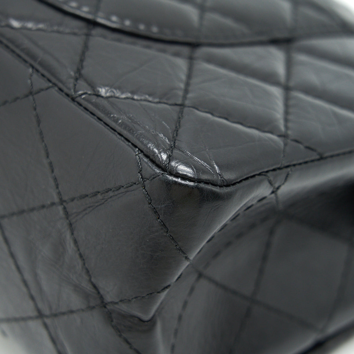 CHANEL REISSUE 226 IN BLACK RUTHENIUM SILVER HARDWARE
