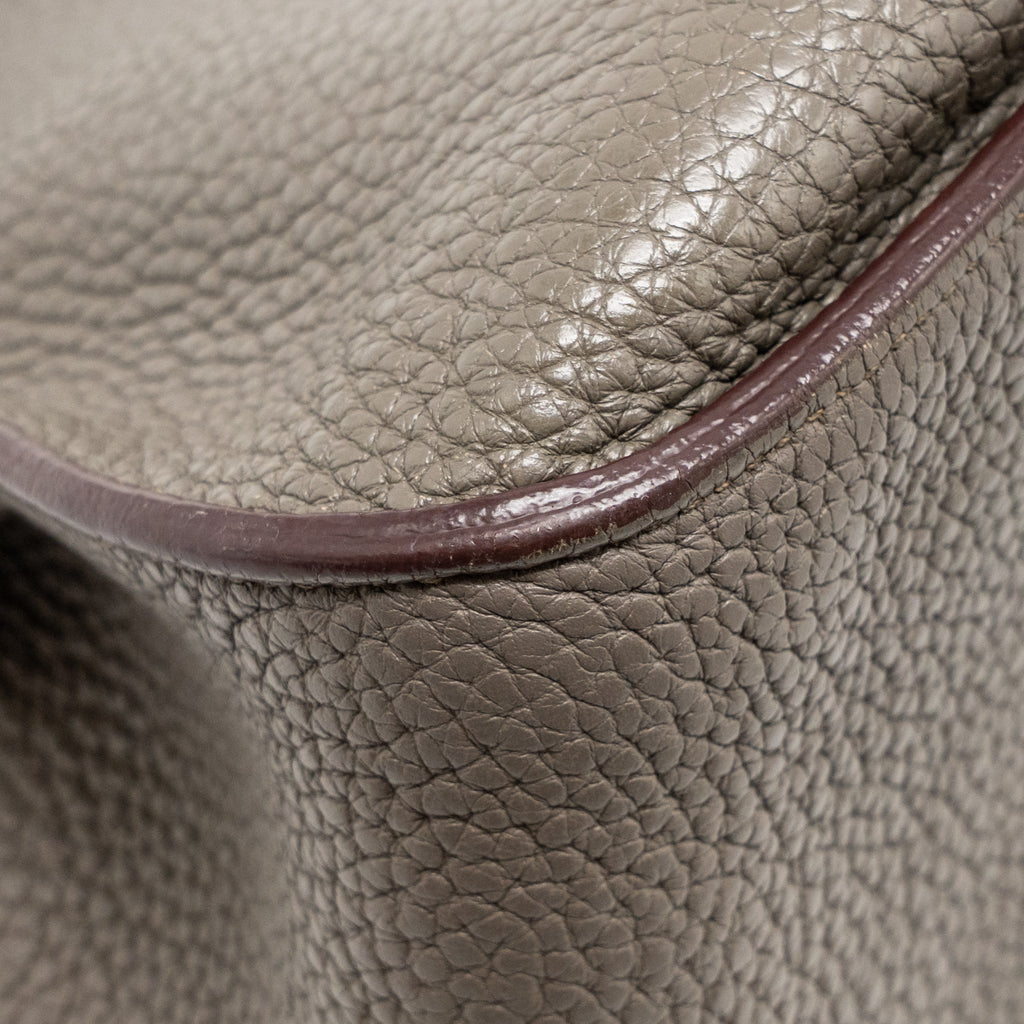Hermes Jypsiere 34 clemence gris etain SHW