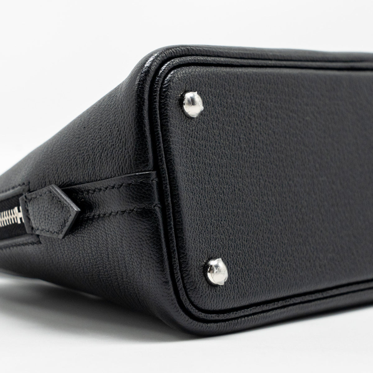 HERMES MINI BOLIDE CHÈVRE MYSORE BLACK SHW