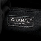 Chanel Quilted Small CC Delivery Flap Bag Glazed Calfskin Black SHW