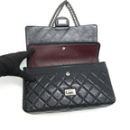 CHANEL REISSUE 226 IN BLACK RUTHENIUM SILVER HARDWARE