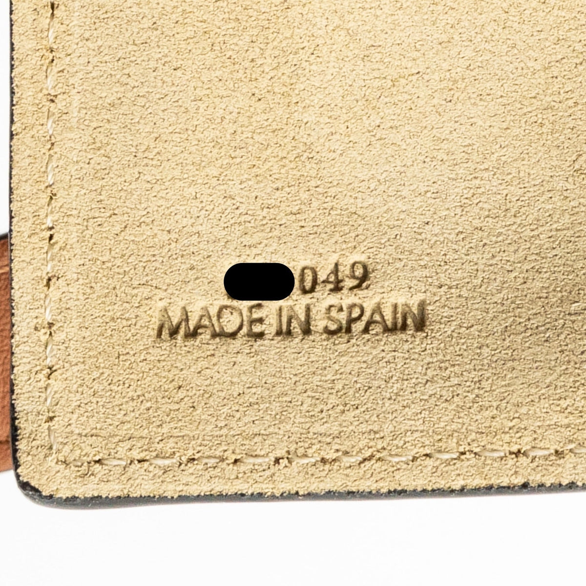 LOEWE ANAGRAM TOTE BAG SUEDE LEATHER BEIGE/BROWN