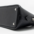 HERMES MINI BOLIDE CHÈVRE MYSORE BLACK SHW