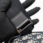 DIOR HOMME SADDLE BAG DIOR OBLIQUE JACQUARD MULTICOLOUR HARDWARE