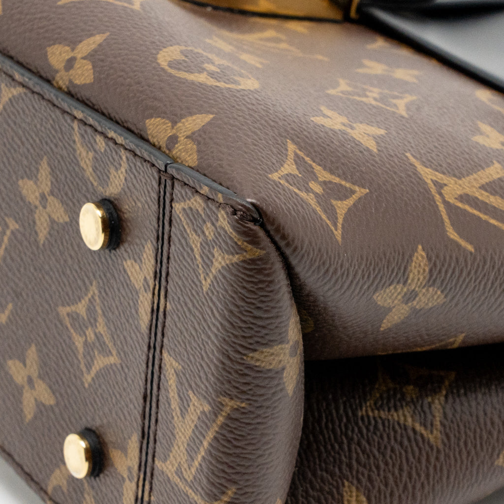 Louis Vuitton One-Handle Flap Bag MM Monogram Canvas/Leather Black GHW