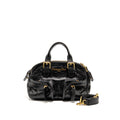 Dior Small Grand Tour Bowling Bag Crinkled Calfskin Black GHW